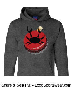 Champion Adult Powerblend Hooded Sweatshirt Design Zoom