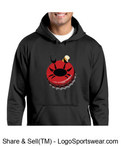 Sport-Tek Adult Sport-Wick Fleece Hooded Pullover Design Zoom