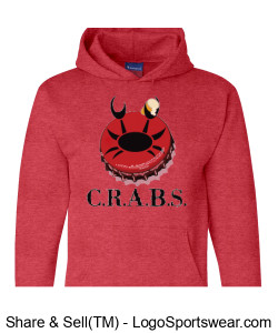 Champion Adult Powerblend Hooded Sweatshirt Design Zoom